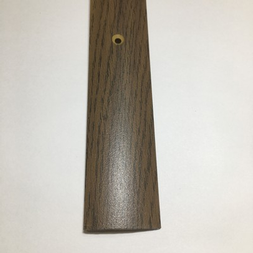 Порог-стык 30мм "Вега-Н" 1,8м Орех декор алюм.