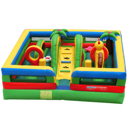 Надувной батут "Гусеничка"