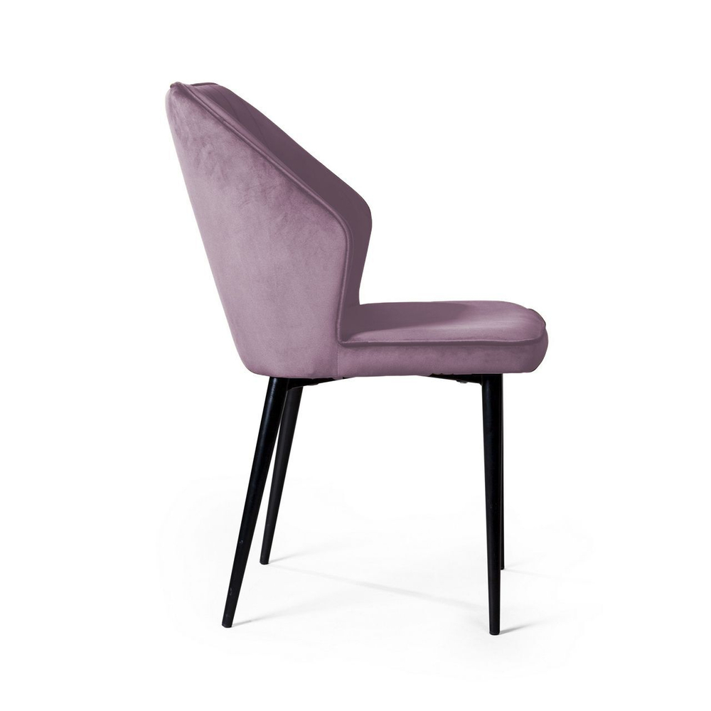 Стул Berg, бархат сиреневый 17