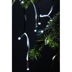 Садовая гирлянда ЭРА ERASF22-29 на солнечной батарее Бахрома холодный свет 2,4Х0,5м