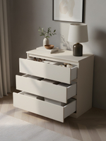 Комод для одежды Марм 70х35х67 см с 3 ящиками без скосов