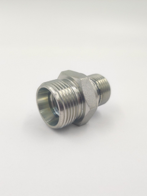 Штуцер 3/8 - М22х1,5 BSP-DK переходной адаптер соеденительный прямой для РВД и гидравлических систем