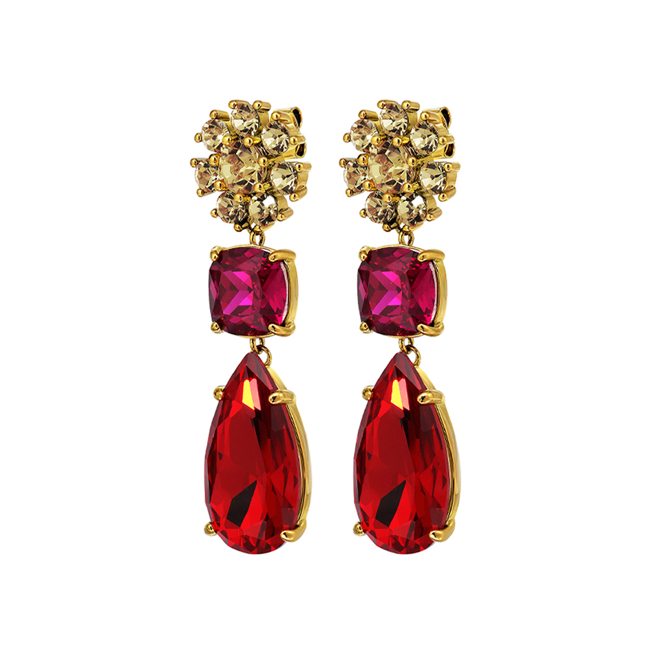 Серьги Dyrberg Kern MISIA SG RED / PINK 470093