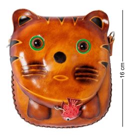 GAEM Art BL-07/2 Сумочка кожаная «Кот»