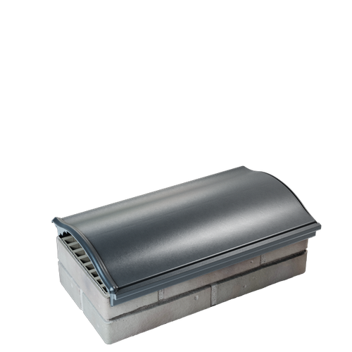 Парапет полимеркомпозитный Monblan 200/225/225 (1 кирпич) серый