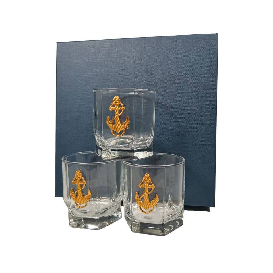 Набор стаканов под виски ВМФ (3 шт.)