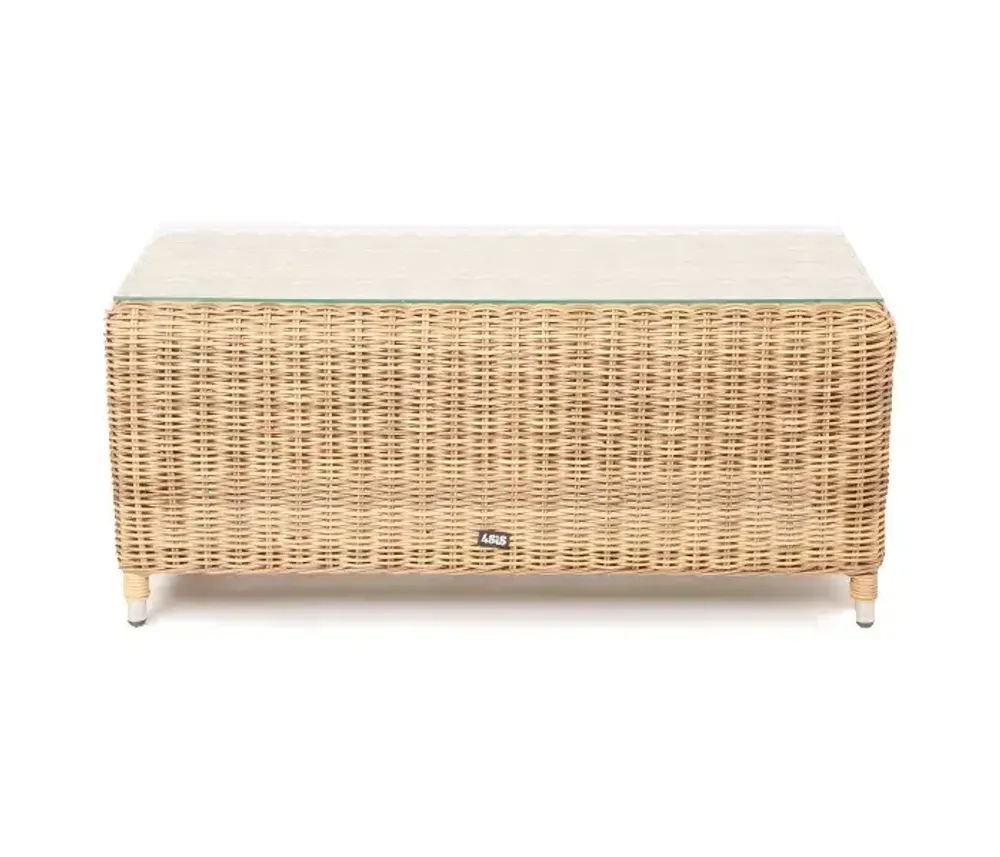 "Кон Панна" столик журнальный из искусственного ротанга, цвет соломенный