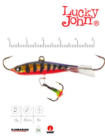 Балансир Lucky John NORDIC 4 с тр. 40мм/114 блистер