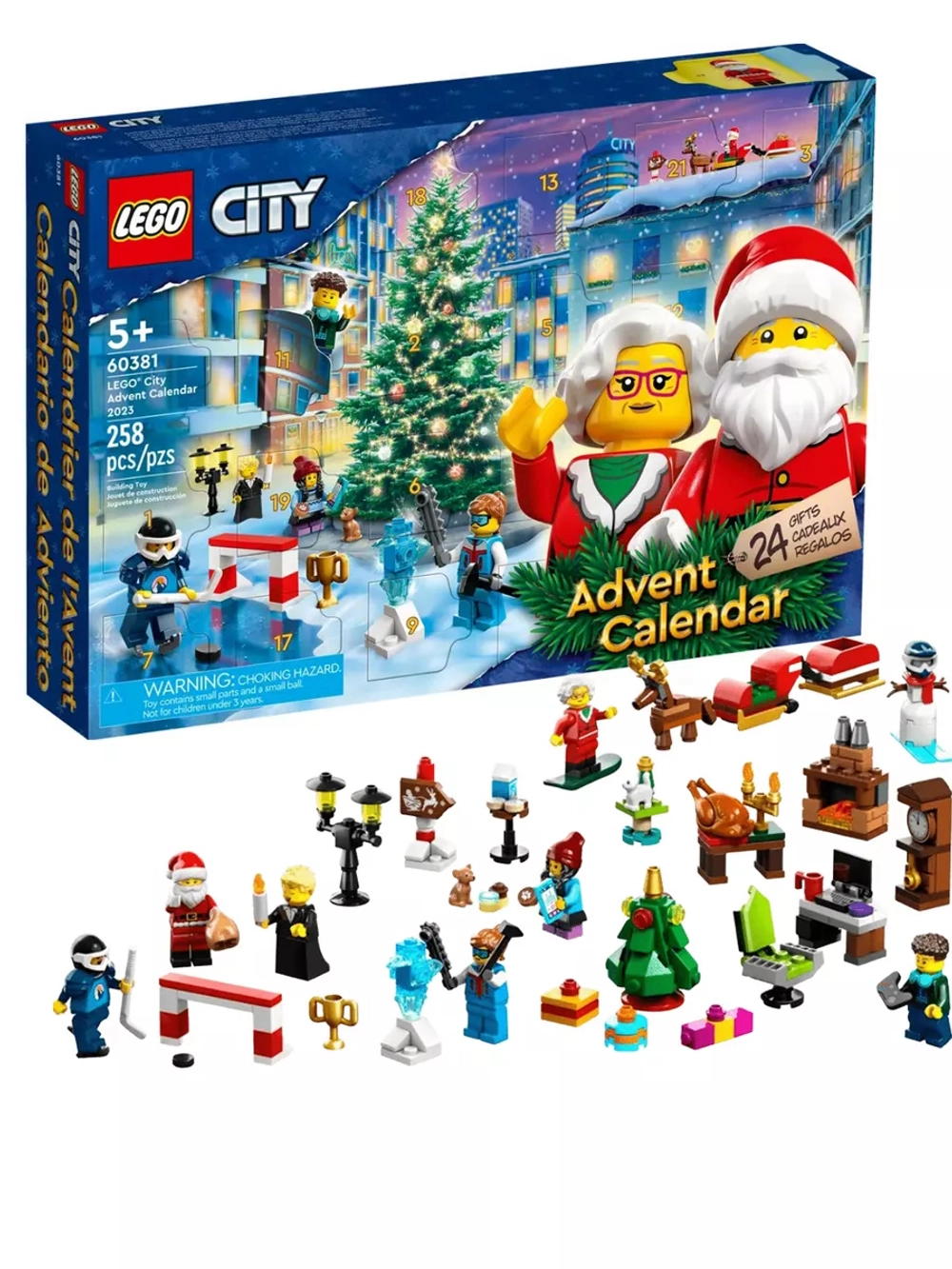 Лего Сити 60381 Адвент-календарь 2023 City