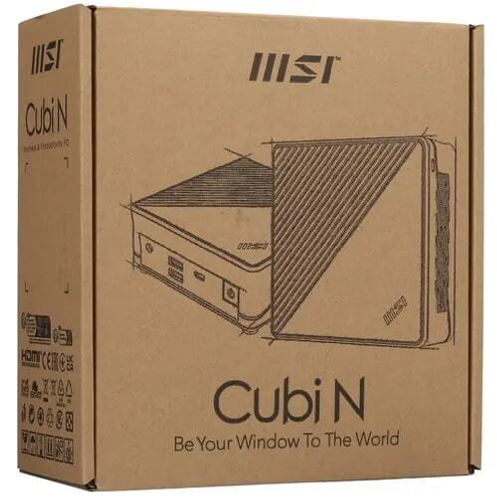 Неттоп  MSI Cubi N ADL-016BRU slim