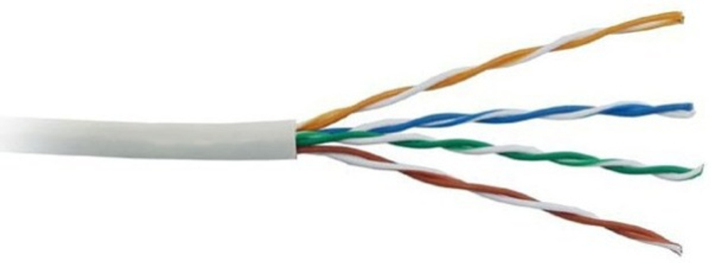 Кабель витая пара F/UTP 6а кат. 4 пары Lanmaster LAN-6AFTP-LSZH-GY