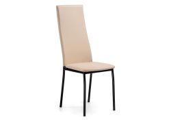 Стул на металлокаркасе Mirilis ваниль / темный мусс