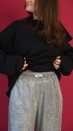 Джоггеры Оверсайз "СЕРЕБРЯНЫЙ ИНЕЙ"