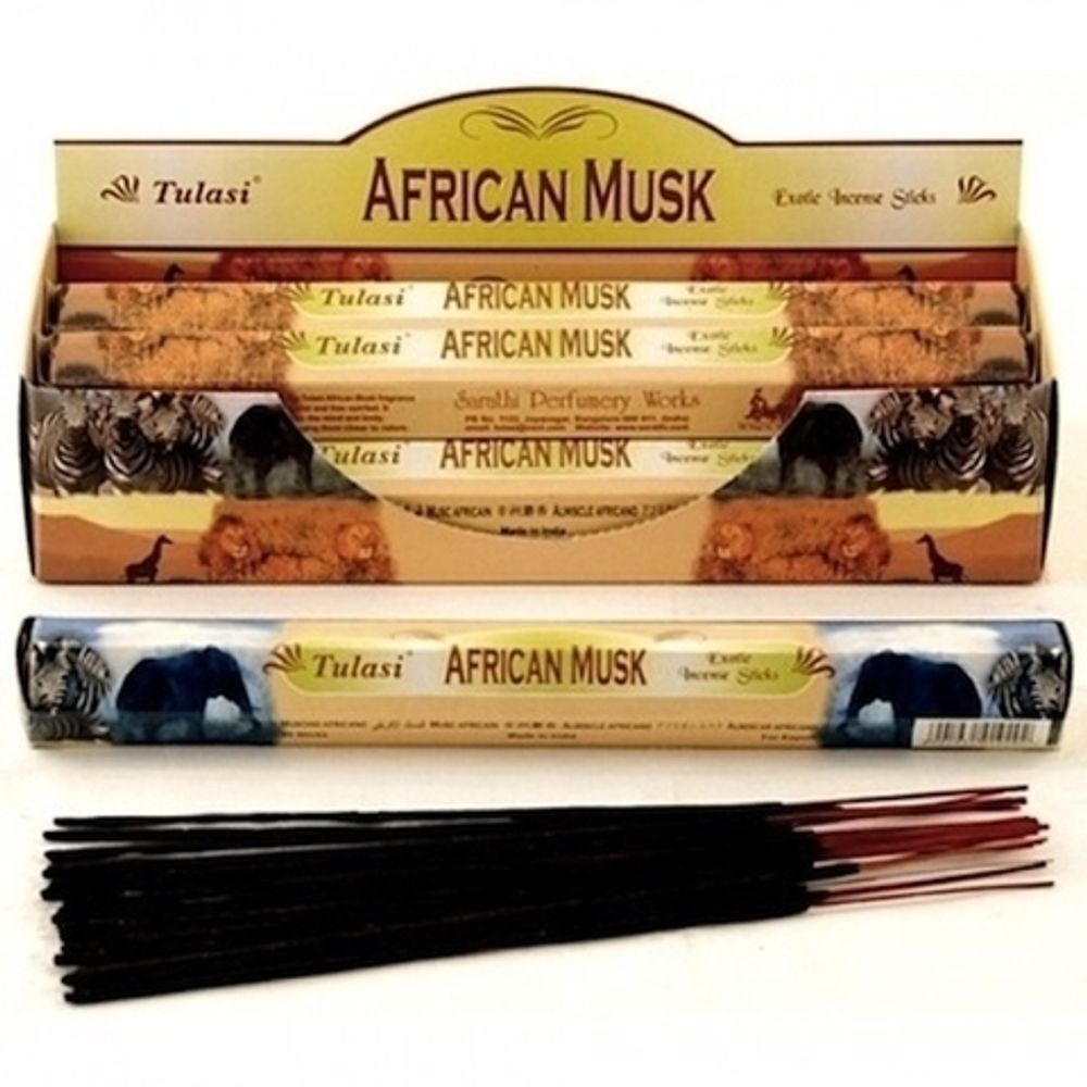 Tulasi African Musk шестигранник Благовоние Африканский Муск