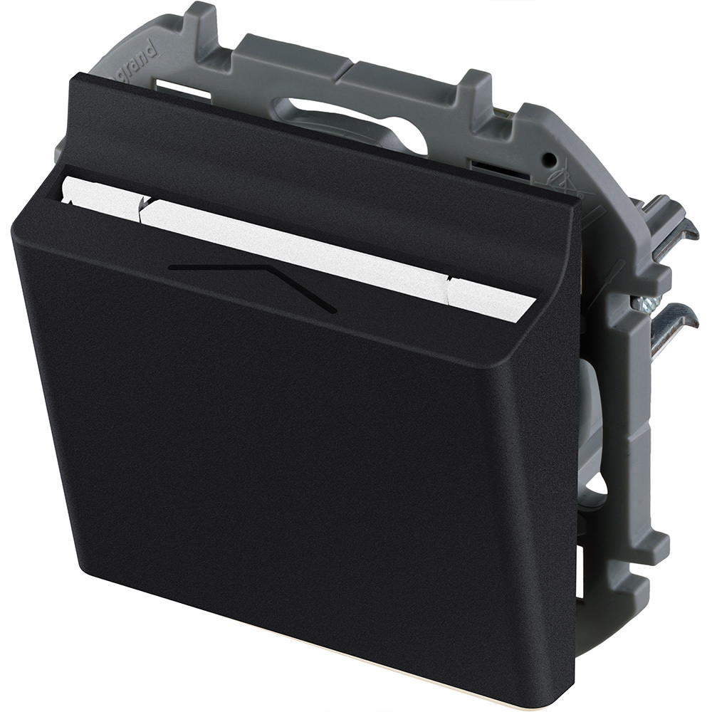 Выключатель карточный с подсветкой без задержки выключения 6А 250В антрацит Inspiria Legrand