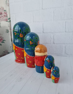 Матрешка "с курочкой" традиция 5мест