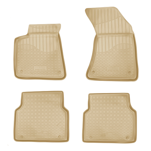 Ковры в салон Norplast/Unidec для Audi A8 в кузове D4:4H (2010-), Бежевый, арт.NPA00-C05-500-B