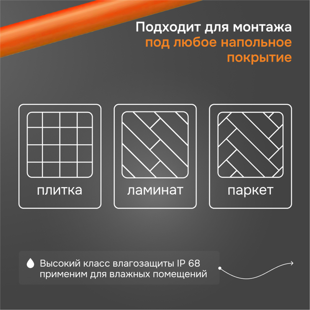 Нагревательный мат Welrok Mat - 1200 - 16 - 37,69-41,66 - Welrok Mat 8 м2 1,200 кВт