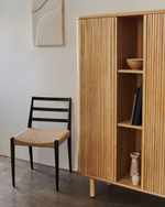 Mailen Буфет с 2 дверцами из ясеневого шпона натуральной отделки 110 x 140 см