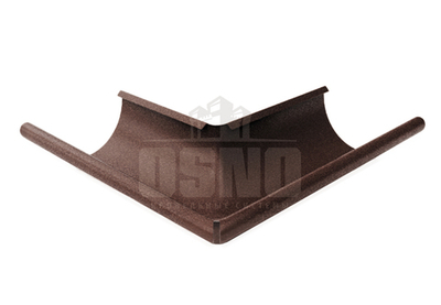 Угол желоба внешний 90гр 125*90мм OSNO 8017 Мат