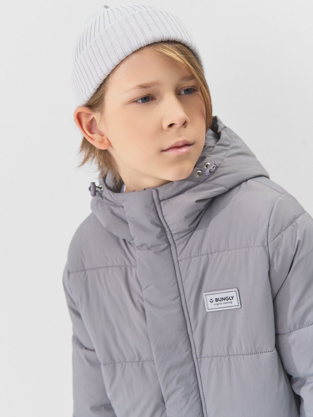 Куртка демисезонная стеганая "Пепел" 7+