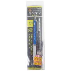 Механический карандаш 0,3 мм Pentel Orenz Metal Grip (лимитированный, Metallic Blue + бонус)