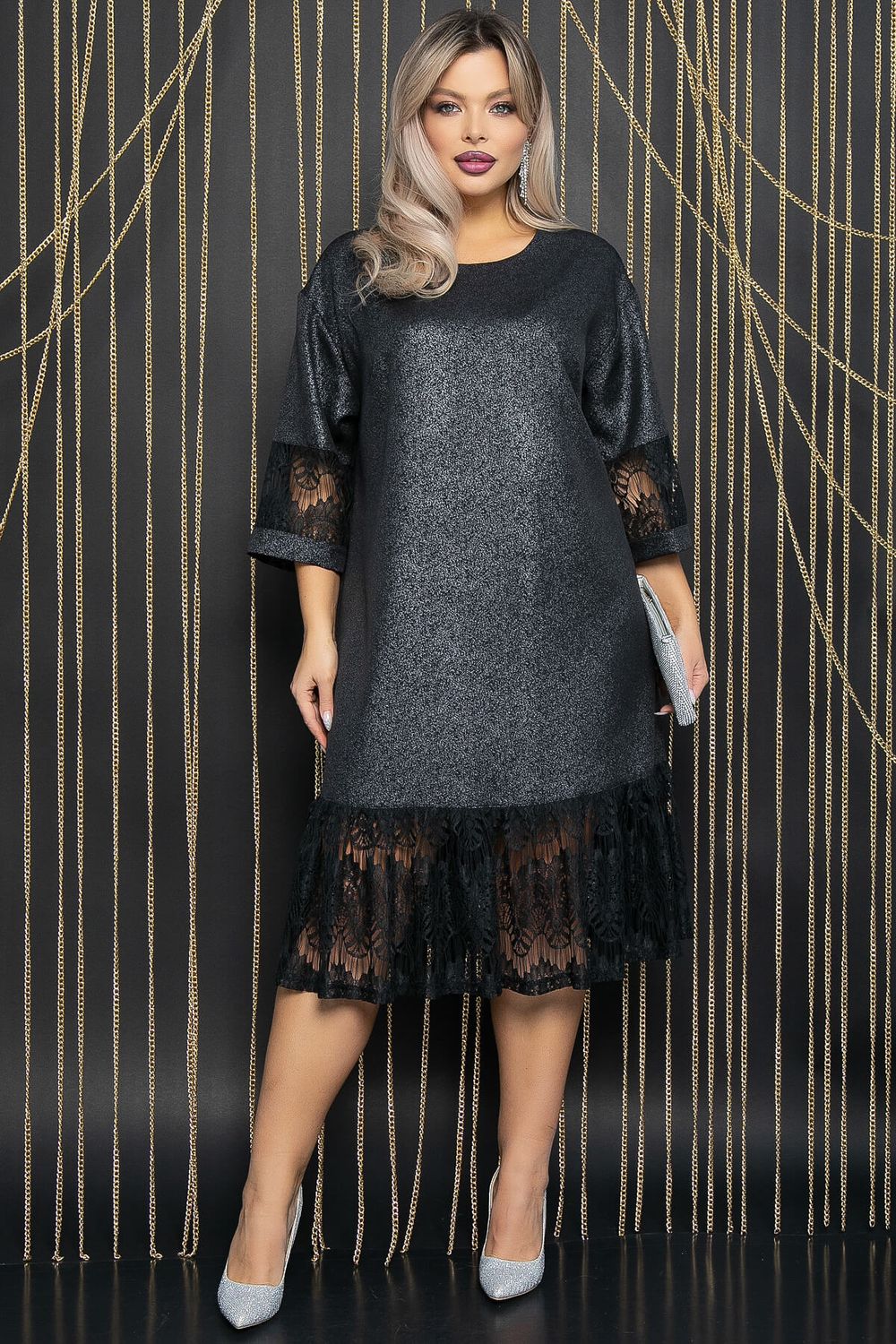 Платье Камея (черное) П12001 LT Collection