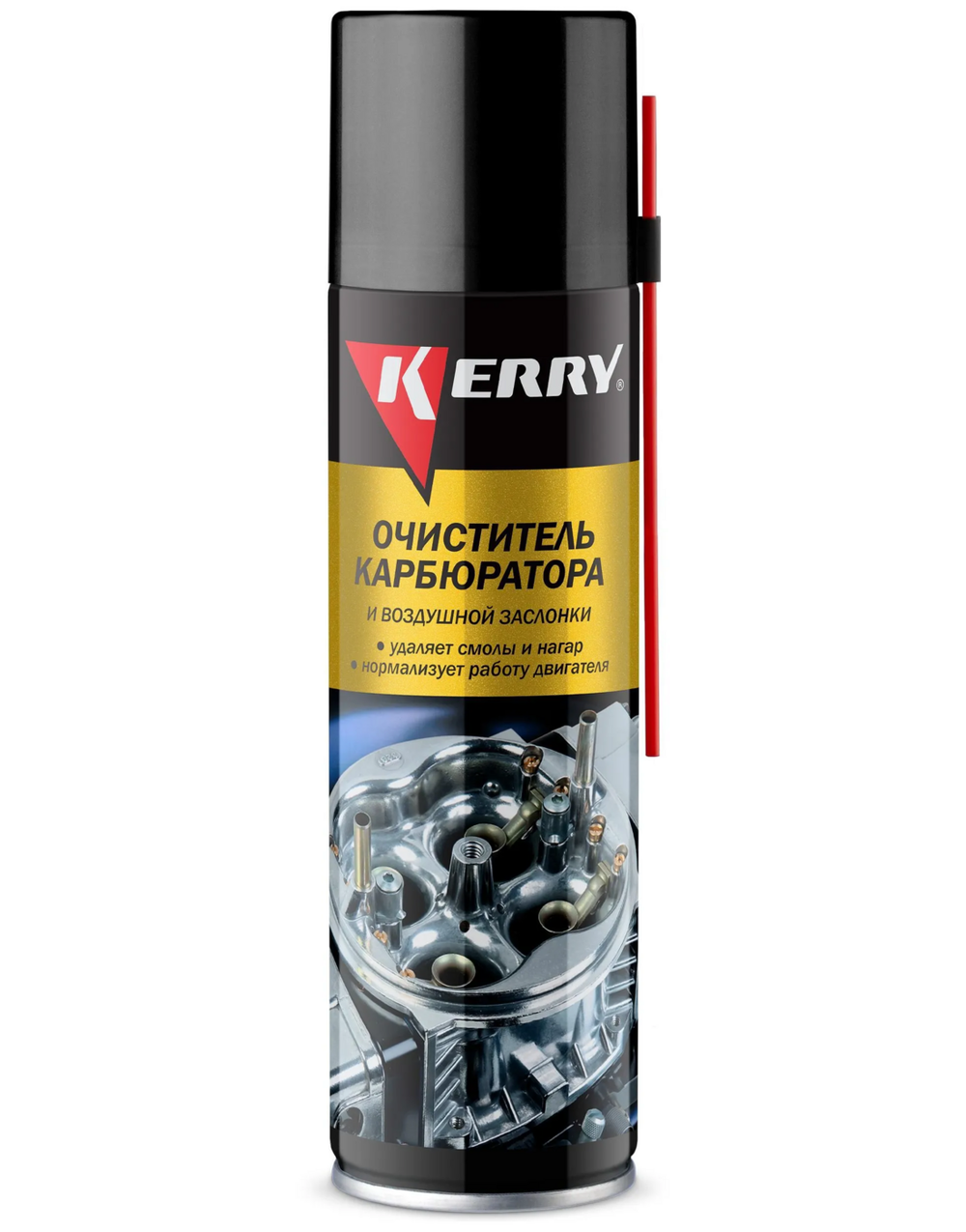 Очиститель карбюратора и воздушной заслонки (карб-спрей) Kerry, аэрозоль, 335 мл