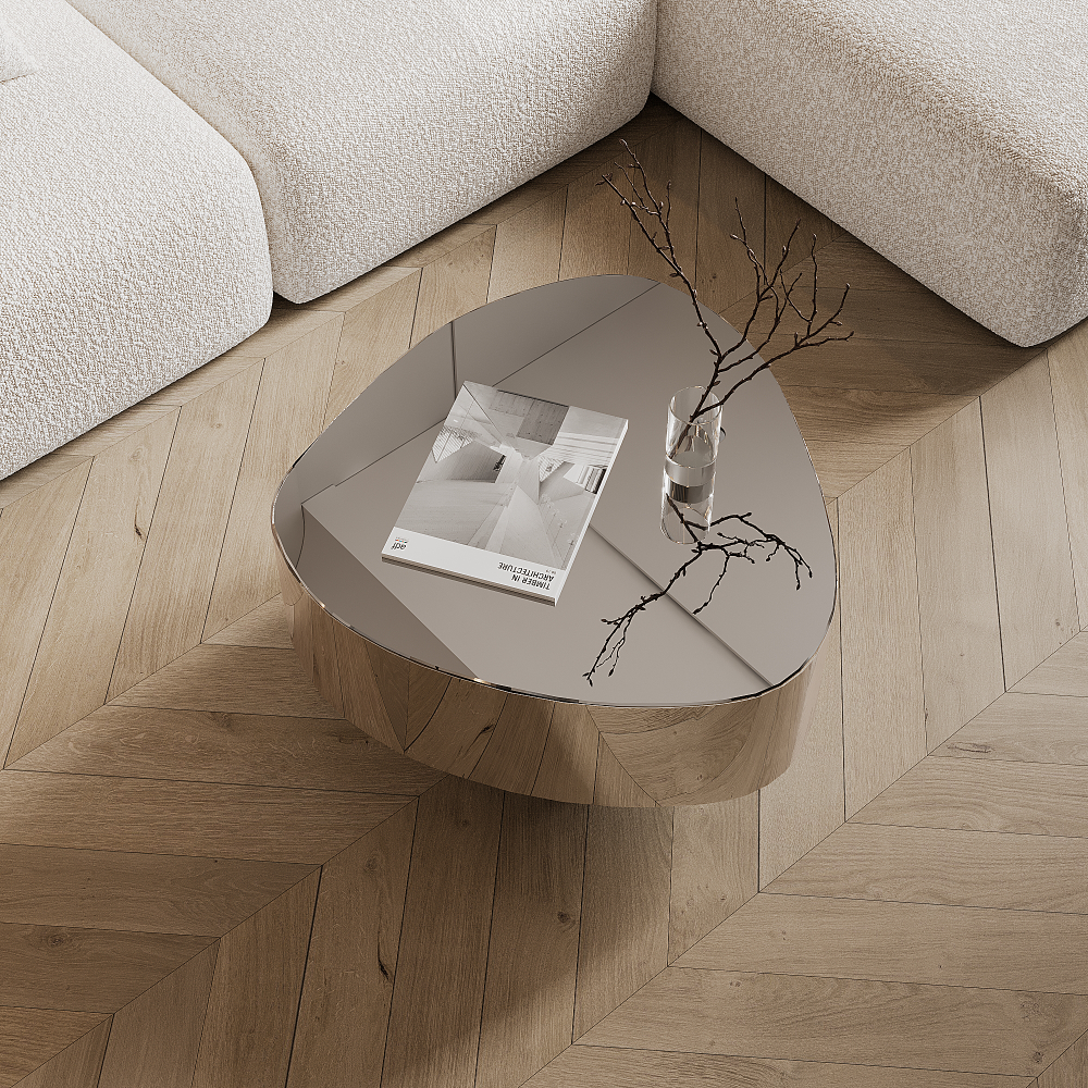 Стол Енисей 68 Зеркальный