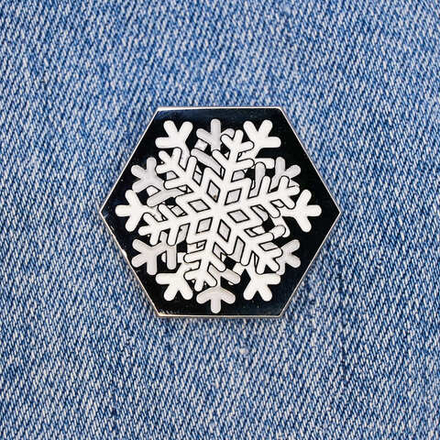Значок Снежинки - серия Поезд Деда Мороза