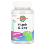 KAL, Dinosaurs®, Vitamin C-Rex®, витамин С, с апельсиновым вкусом, 100 мг, 100 жевательных таблеток