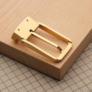 Ременная пряжка 35 мм из нержавеющей стали, цвет золото // BTAG35