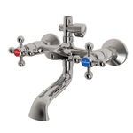 Душевая система 1/2 кер ML2419 излив лейка 1 позиция +лейка "Тропический душ" ХРОМ