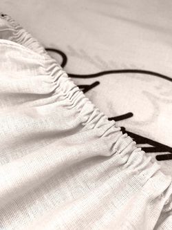 Простынь на резинке Сказка "Котики Грей" 160х200 см, перкаль