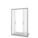 Душевая дверь Good door INFINITY WTW-TD 160 стекло матовое