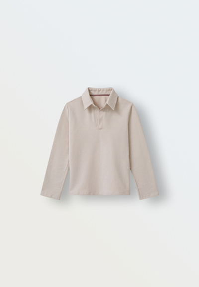 Поло с длинным рукавом (топленое молоко)