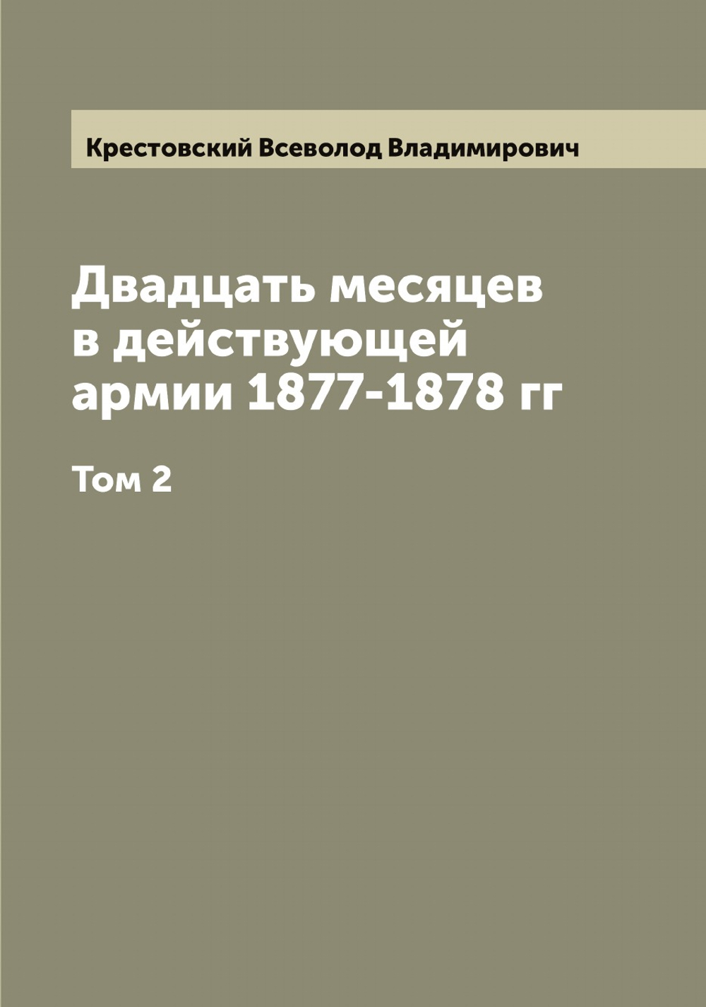 Двадцать месяцев в действующей армии 1877-1878 гг. Том 2 | Крестовский Всеволод Владимирович