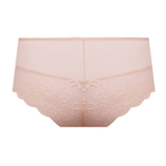 Трусики-шорты Estera из кружевного полотна и сетки (Размер: L) (Цвет: кофейный)