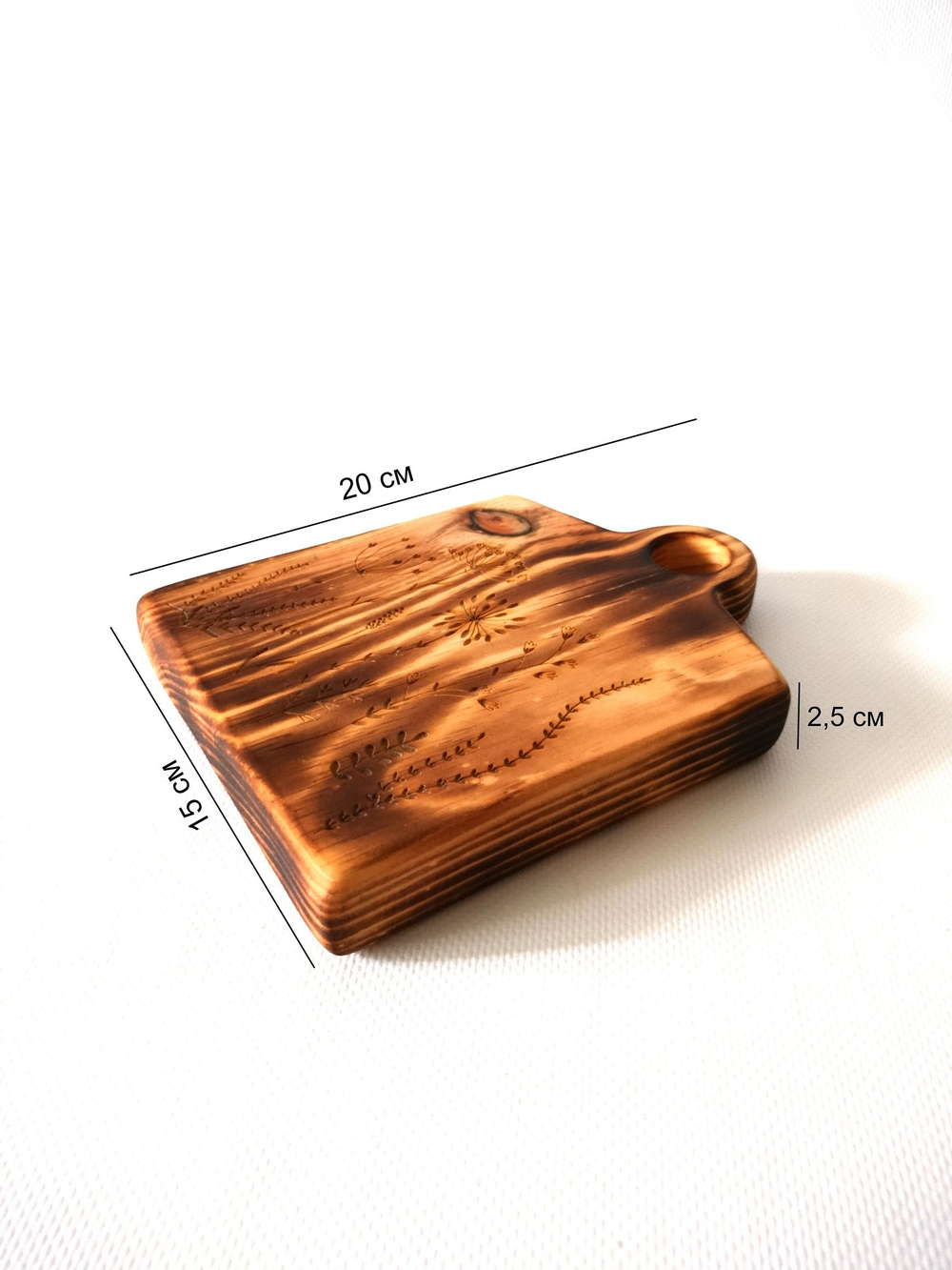 Доска разделочная из дерева сервировочная RD132