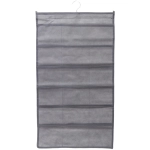 Органайзер двухсторонний подвесной для хранения вещей с крючком «ИДЕЯДОМА», цвет серый, 30 карманов, 75*39см