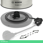 Электрочайник Bosch TWK3P420 нержавеющая сталь