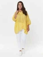 Блузка оверсайз полупрозрачная