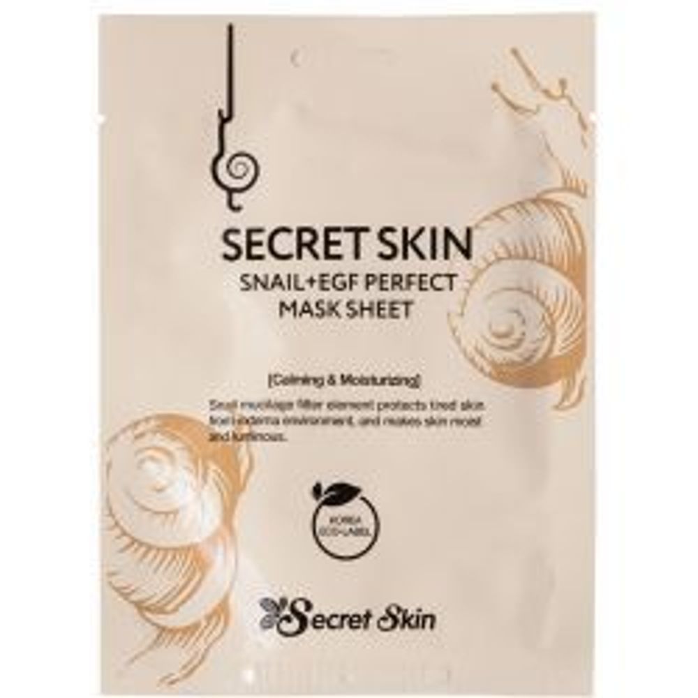 SECRET SKIN Snail+EGF perfect mask sheet 10ea