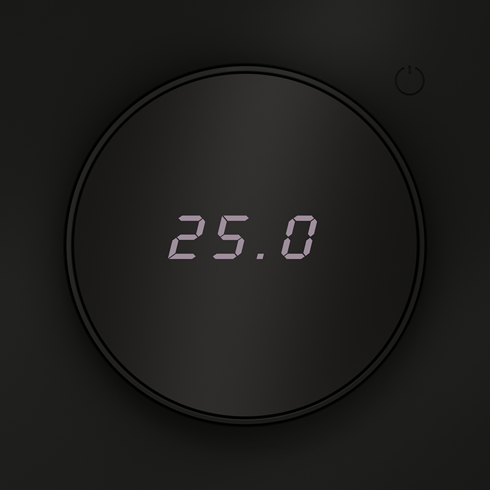 Терморегулятор электронный VOLTUM S70 с индикацией и датчиком, для теплого пола, (черный матовый)