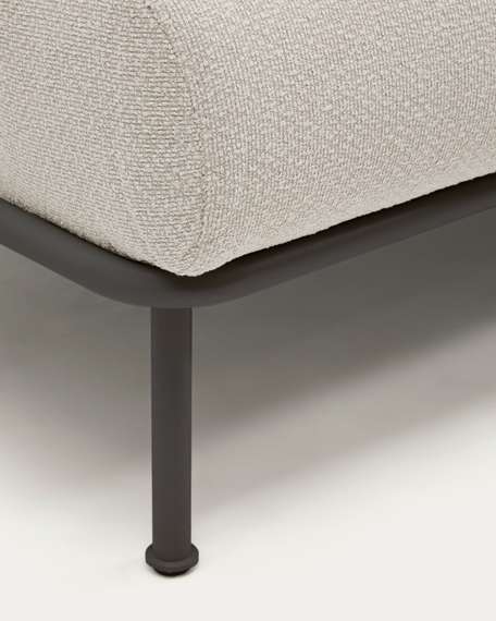 3-местный диван Aurum цвета экрю с откидывающимся подголовником