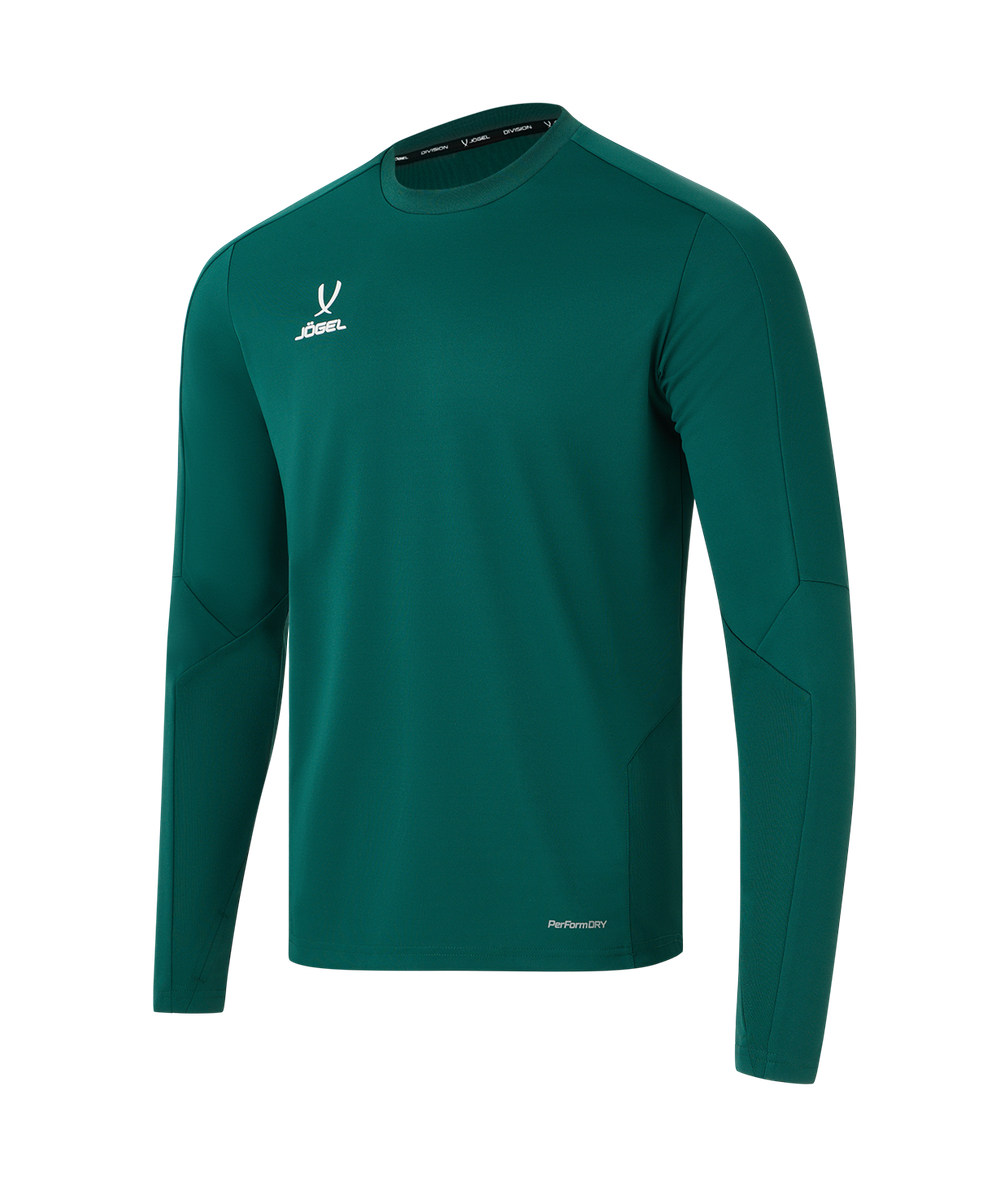 Джемпер тренировочный DIVISION PerFormDRY Pro Training Top, темно-зеленый, детский