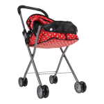 Коляска для куклы лежачая, пакет 895A