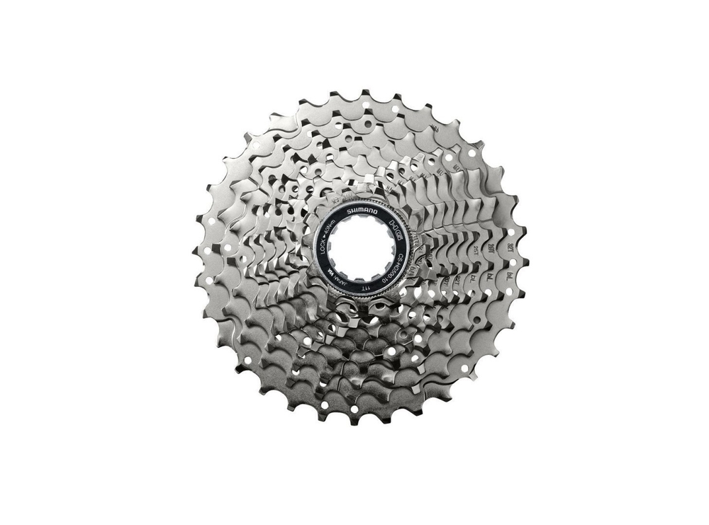 Кассета Shimano Tiagra, HG500, 10 скоростей, 11-32Т, серебристая