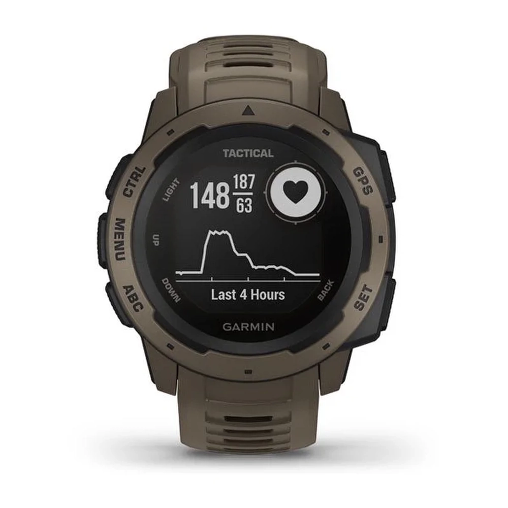 Смарт-часы Garmin Instinct Tactical коричневый, 010-02064-71