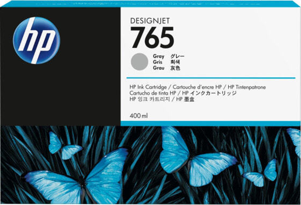 HP 765 Подлинный Серый 1 шт F9J53A